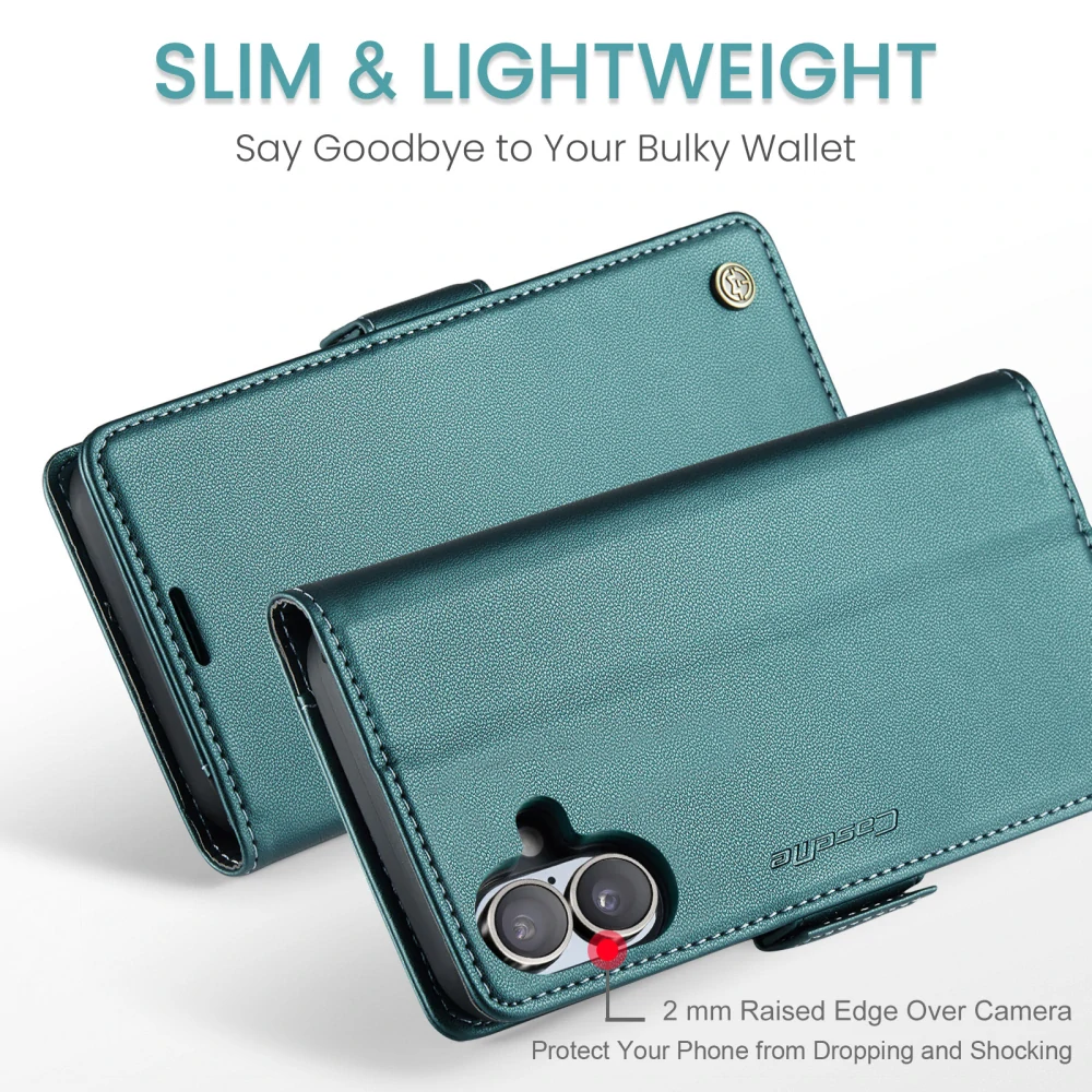 Puzdro na iPhone 17 CASEME Smooth zelené