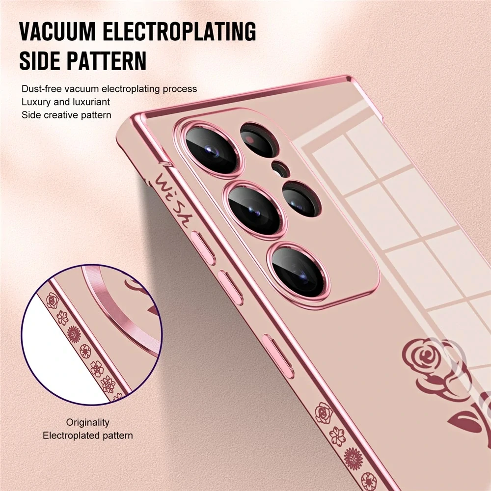 Kryt na Samsung Galaxy S25 Ultra ruža ružový