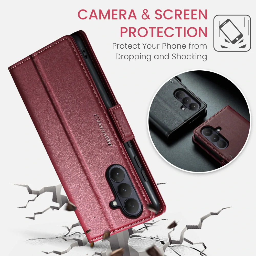 Puzdro na Samsung Galaxy S26 CASEME smooth červené