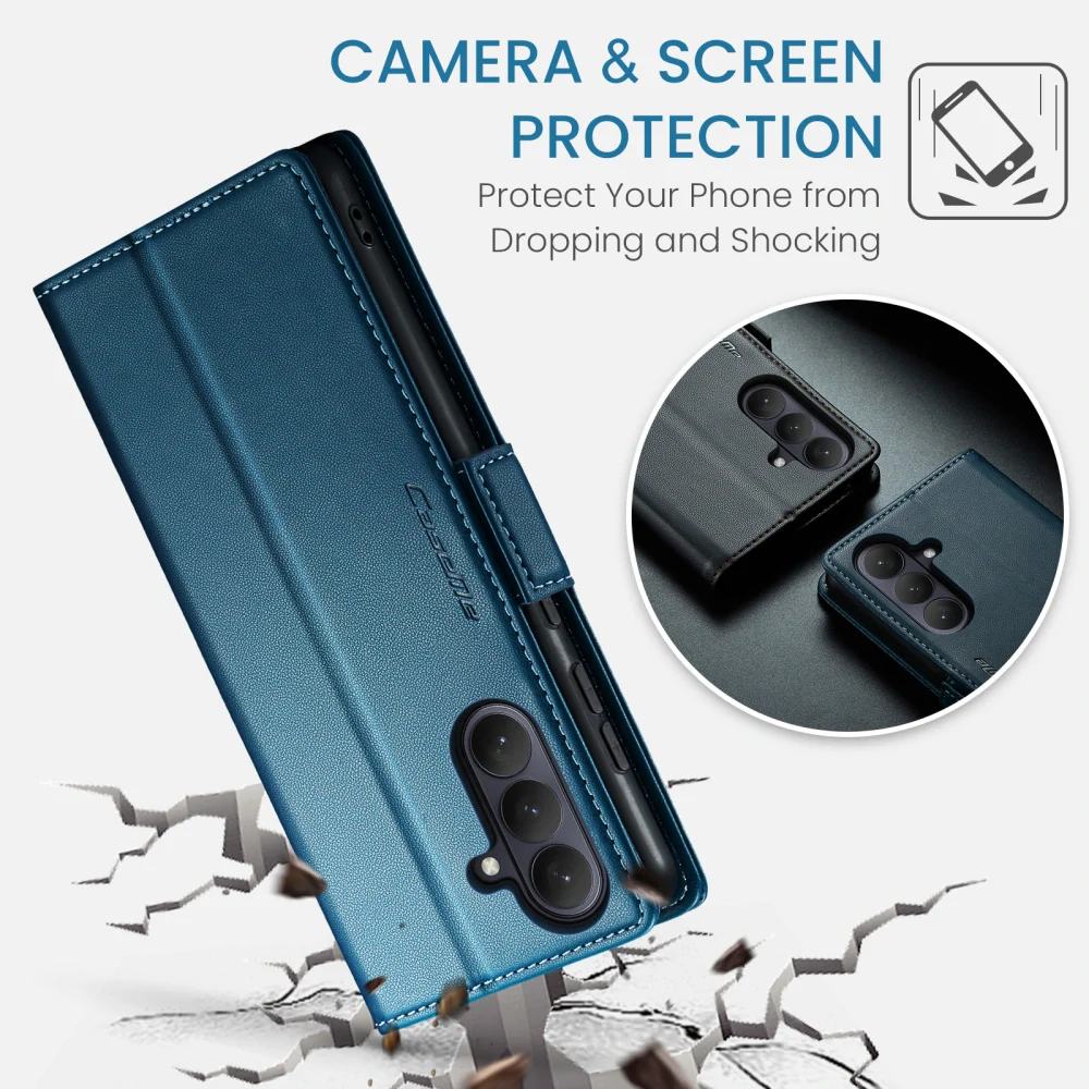Puzdro na Samsung Galaxy S26 CASEME smooth modré