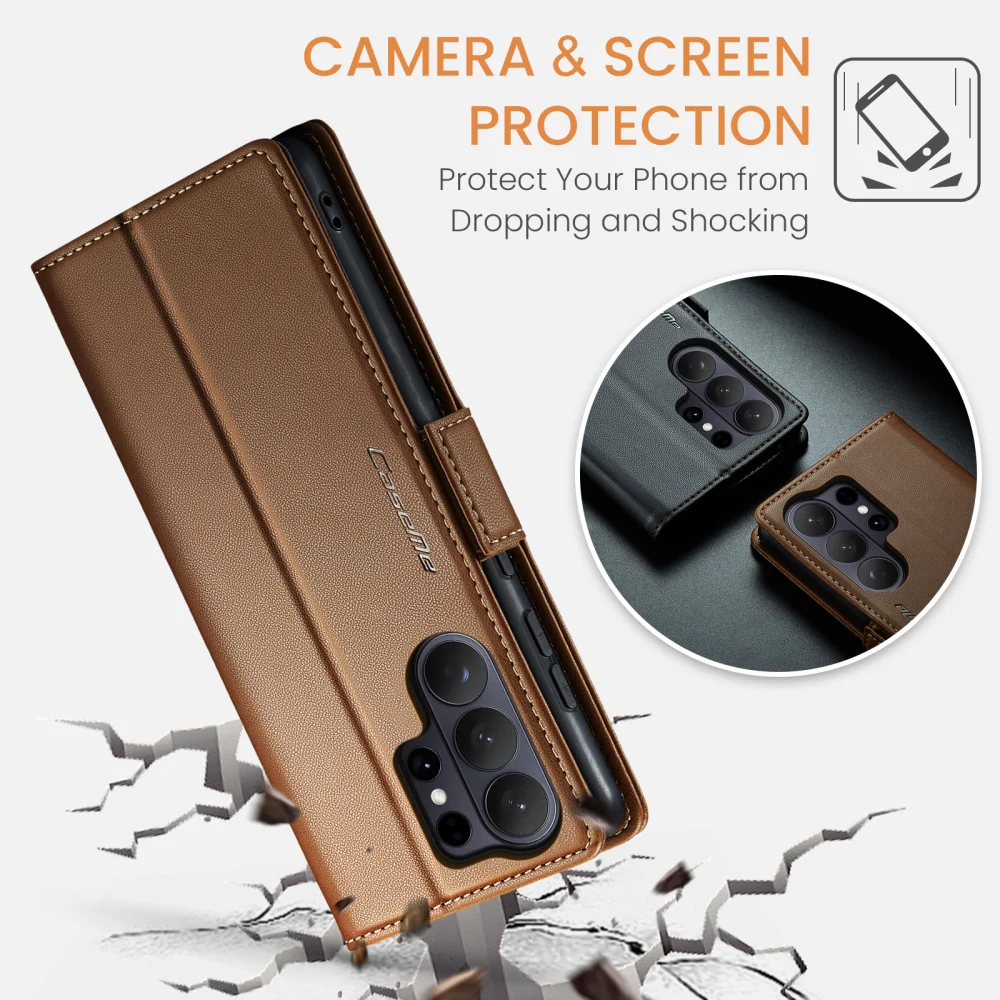 Puzdro na Samsung Galaxy S26 Ultra CASEME smooth modré