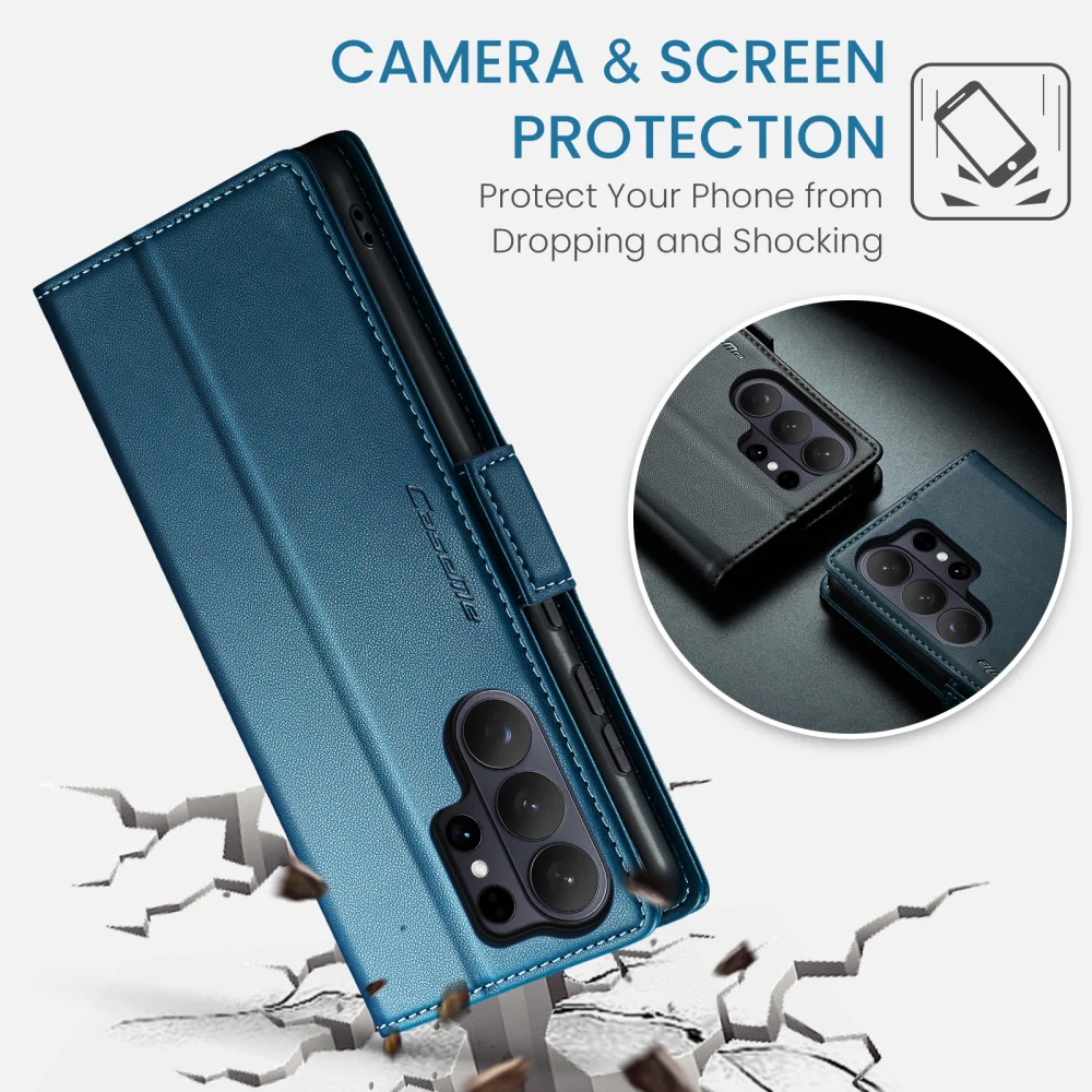 Puzdro na Samsung Galaxy S26 Ultra CASEME smooth zelené