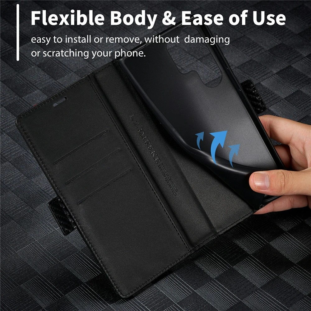 Puzdro na Samsung Galaxy S26 Ultra Carbon vertical