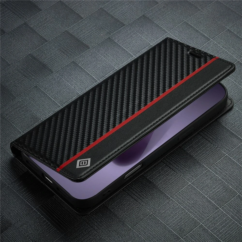 Puzdro pre iPhone 17 Pro Max LC.IMEEKE Carbon Vertical