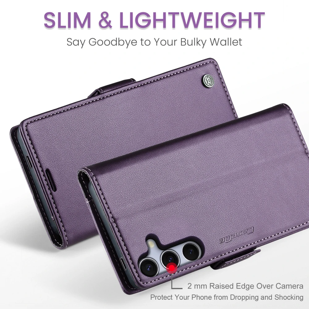 Puzdro na Samsung Galaxy S25 FE CASEME smooth fialové