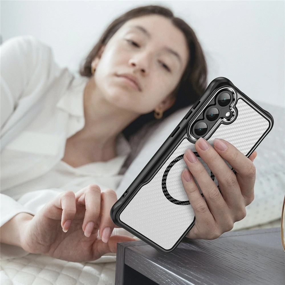 Kryt na Samsung Galaxy S25 FE odolný s podporou MagSafe čierny