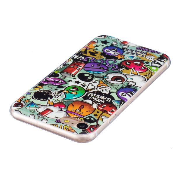 Kryt na iPhone 7 / 8 / SE ( 2020 / 2022 ) svietiaci Graffiti Urban Art