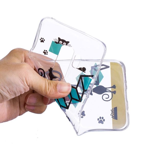 Kryt na Samsung Galaxy S9 Plus Mačka na schodoch