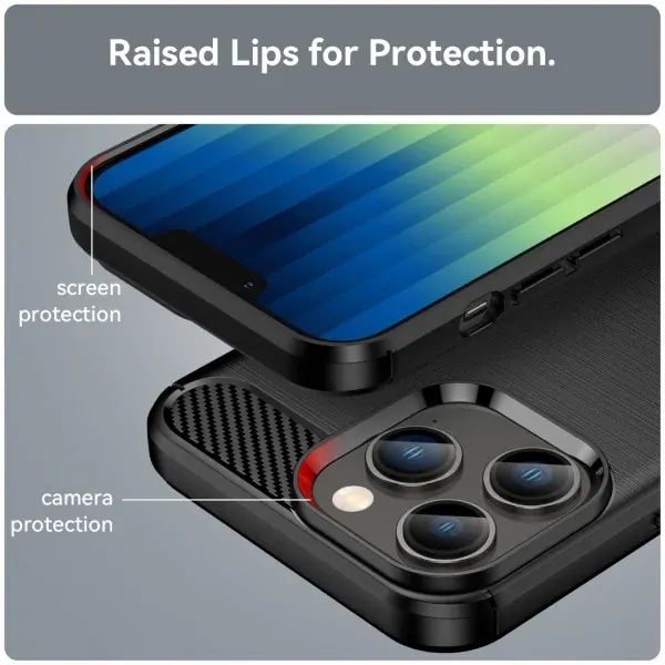 Kryt na iPhone 14 Pro Carbon čierny