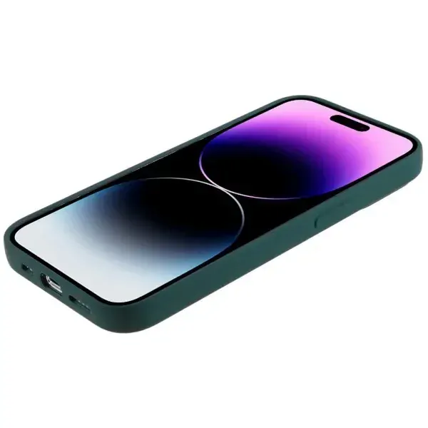 Kryt na iPhone 14 Pro gumový Thickness zelený