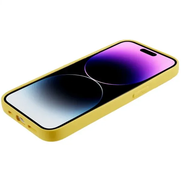 Kryt na iPhone 14 Pro gumový Thickness žltý