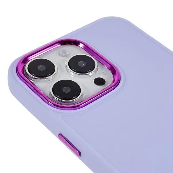 Kryt na iPhone 14 Pro gumový Lens fialový