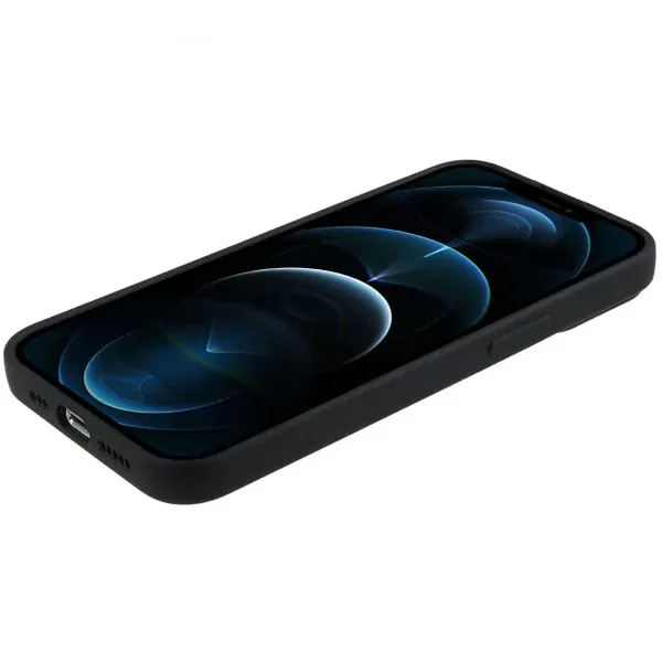 Kryt na iPhone 12 Pro Max gumový čierny