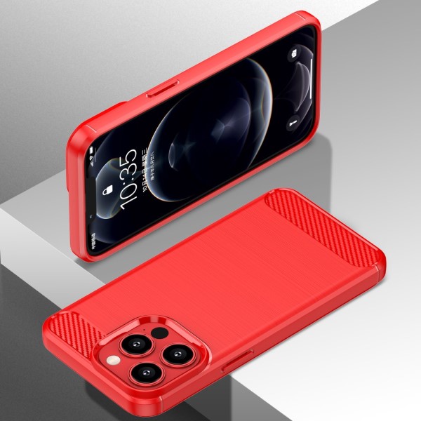 Kryt na iPhone 13 Pro Max Carbon červený