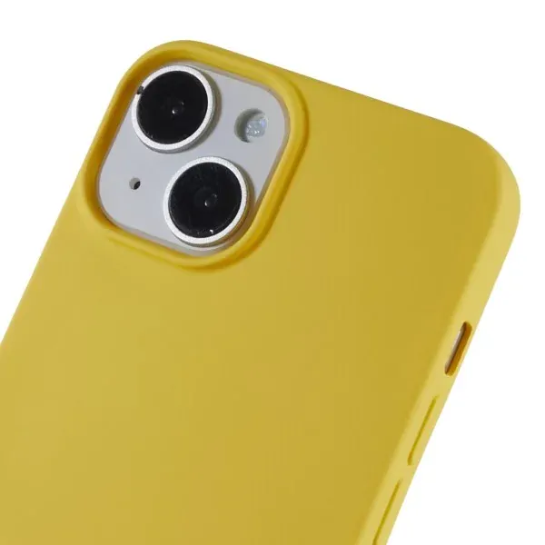 Kryt na iPhone 14 Plus gumový žltý