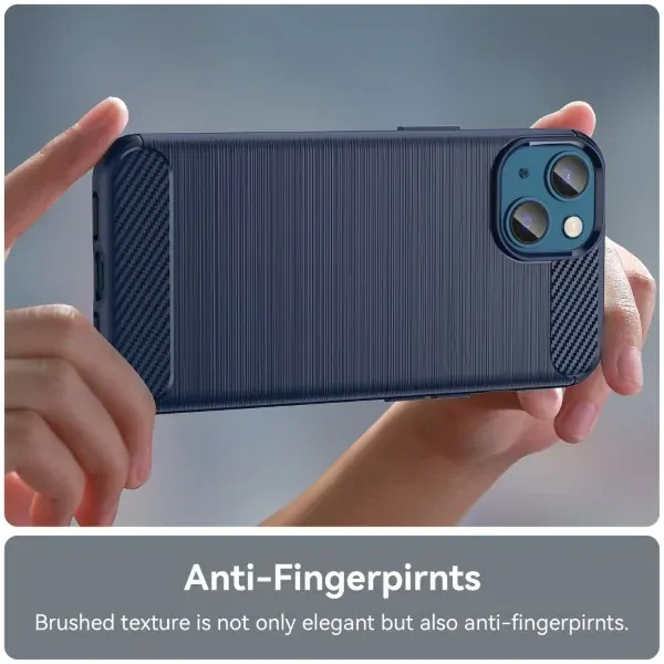 Kryt na iPhone 14 Plus Carbon modrý