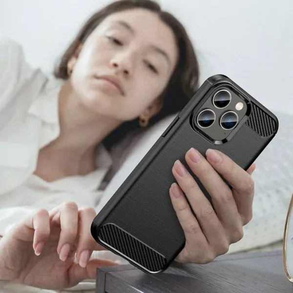 Kryt na iPhone 14 Pro Max Carbon čierny