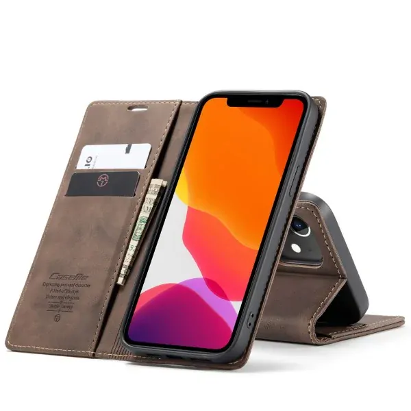 Púzdro pre 12 / 12 Pro CASEME hnedé