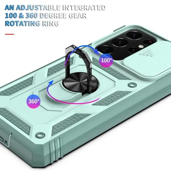 Kryt na Samsung Galaxy Note 20 Ultra odolný s krytom na fotoaparát modrý