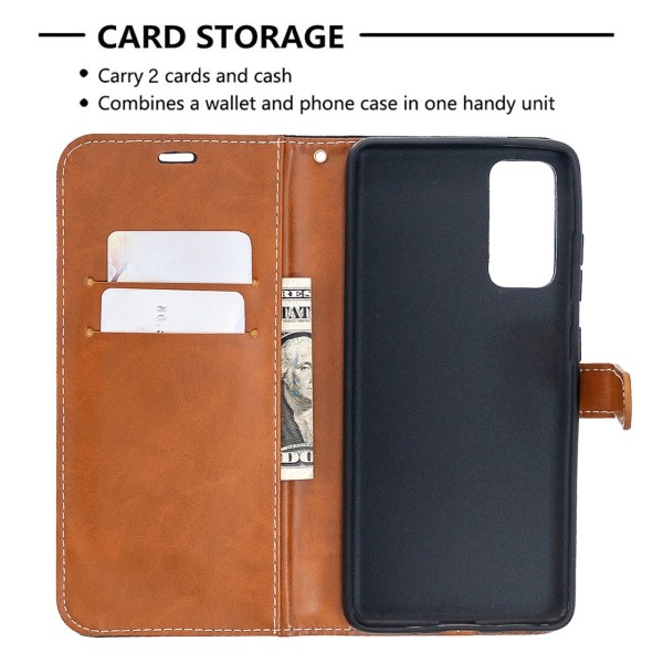 Pouzdro na Samsung Galaxy S20 FE Jeans černé