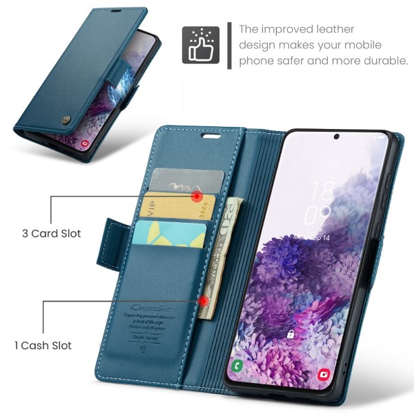 Puzdro na Samsung Galaxy S20 CASEME smooth modré