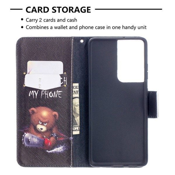 Puzdro na Samsung Galaxy S21 Ultra Medveď