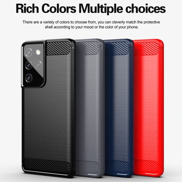 Kryt na Samsung Galaxy S21 Ultra Carbon čierny