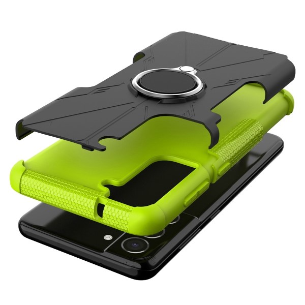 Kryt na Samsung Galaxy S21 FE odolný Tire zelený