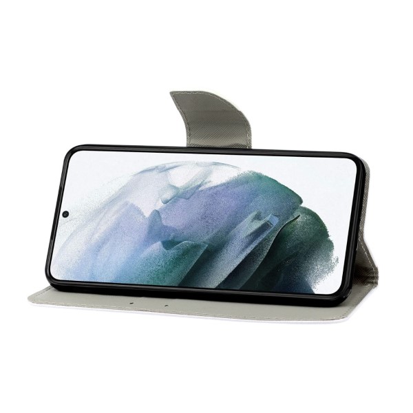 Puzdro na Samsung Galaxy S21 FE Mačiatko biele