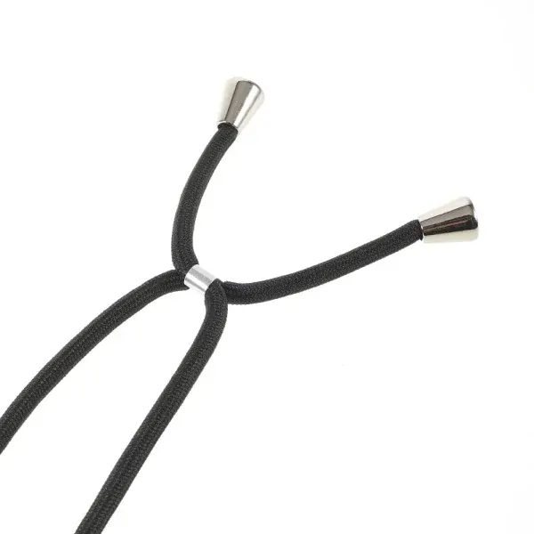 Kryt na iPhone 13 Pro Max gumový so šnúrkou na krk čierny