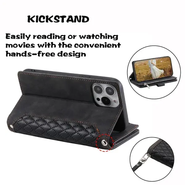 Púzdro pre iPhone 13 Pro Max Luxury Double Layer čierne