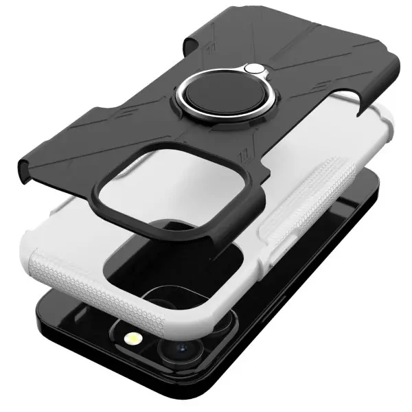 Kryt na iPhone 13 Pro Max odolný Tire biely