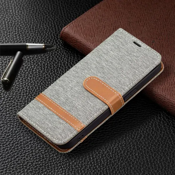 Púzdro na iPhone 13 Pro Max Jeans šedé
