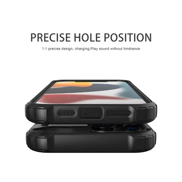 Kryt na iPhone 13 Pro Max odolný Hybrid sivý
