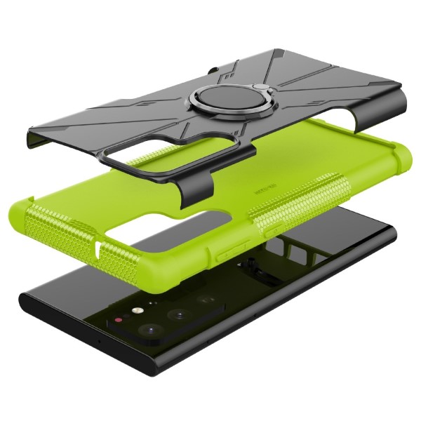 Kryt na Samsung Galaxy S22 Ultra odolný Tire zelený