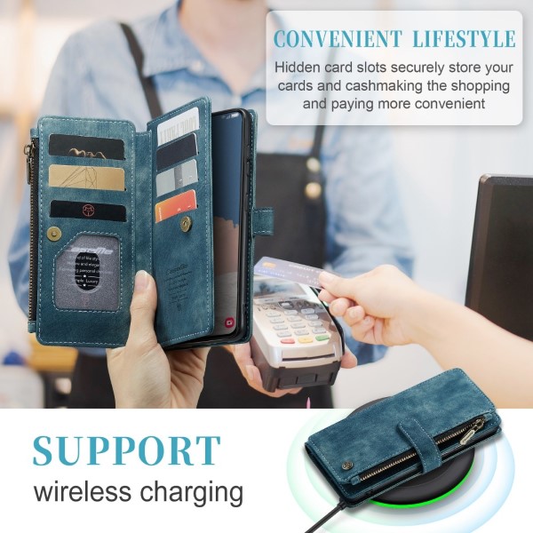 Puzdro na Samsung Galaxy S23 Plus CASEME Deluxe modré