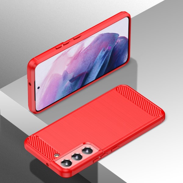 Kryt na Samsung Galaxy S23 plus Carbon červený