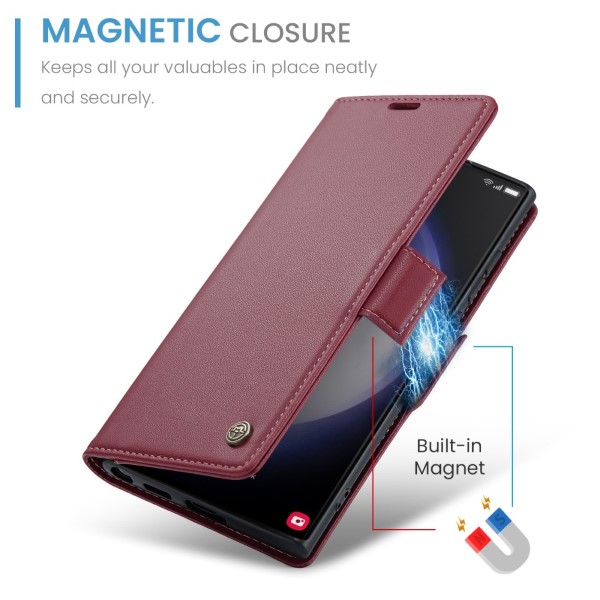 Puzdro na Samsung Galaxy S23 Ultra CASEME smooth červené