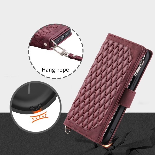 Puzdro na Samsung Galaxy S23 Ultra Luxury Double Layer vínovej