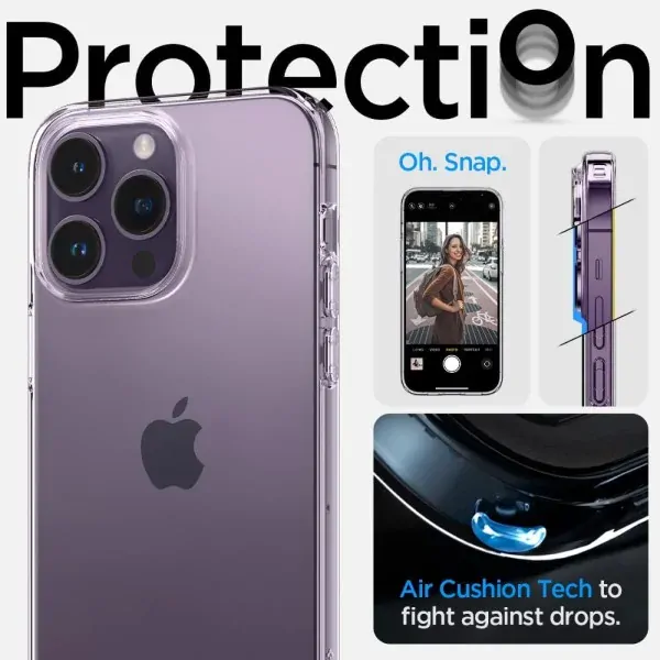 Kryt na iPhone 15 Pro Max gumový Premium číry