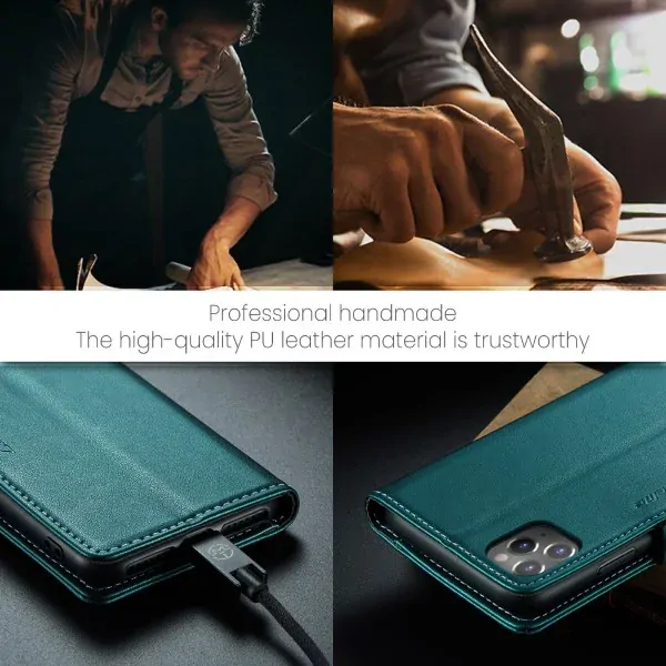 Púzdro na iPhone 11 Pro Max CASEME smooth zelené