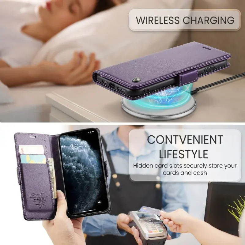 Púzdro pre iPhone 11 Pro CASEME smooth fialové