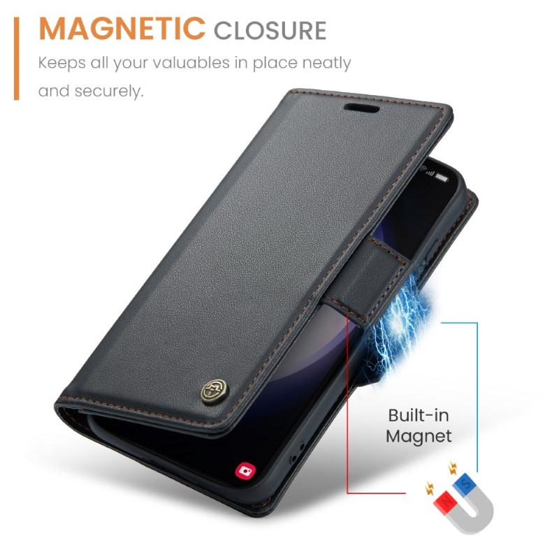 Puzdro na Samsung Galaxy S24 Plus CASEME smooth čierne