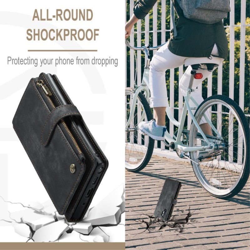 Puzdro na Samsung Galaxy Note 10 Plus CASEME Deluxe čierne