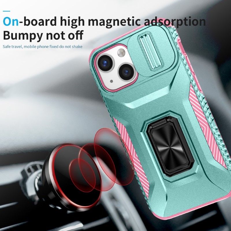 Kryt na iPhone 12 Mini odolný s krytom na fotoaparát svetlo modrý