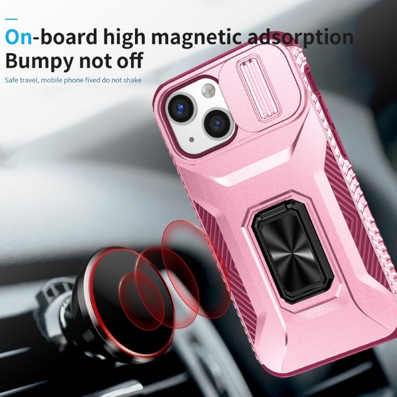 Kryt na iPhone 12 Mini odolný s krytom na fotoaparát vínový