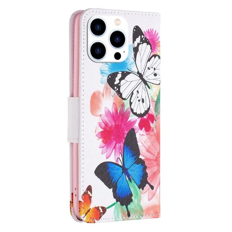 Púzdro pre iPhone 16 Pro Motýľ biele