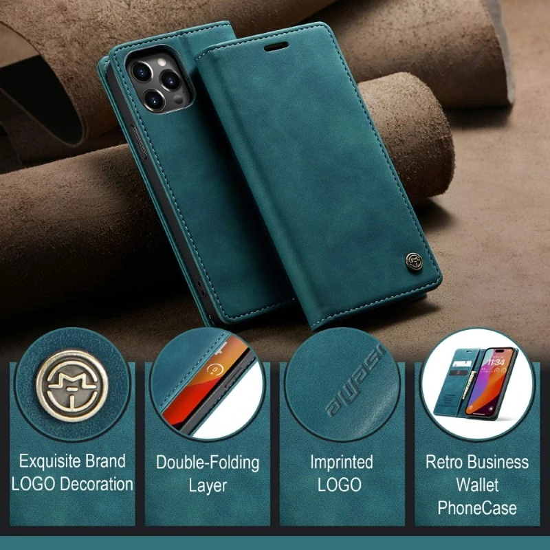Puzdro CASEME pre iPhone 16 Pro Max modré