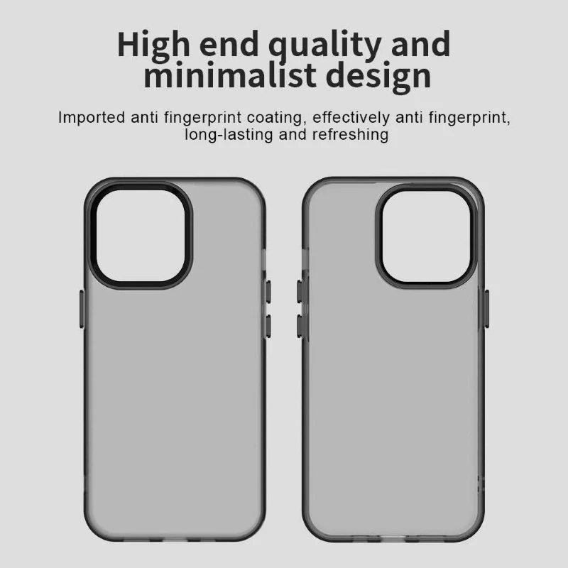 Kryt na iPhone 15 Pro gumový Matte čierny