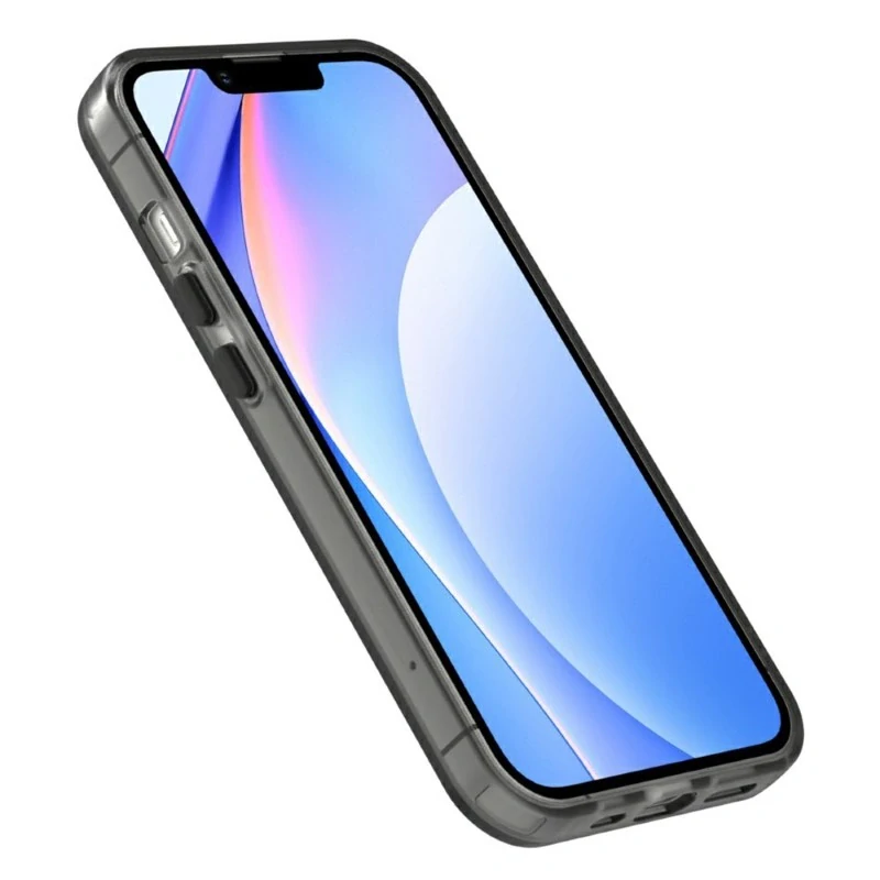 Kryt na iPhone 13 gumový Candy (podpora MagSafe) čierny